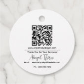 リースつる植物手製 |手作りビジネス フェイバータグ (裏面)