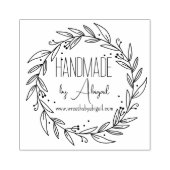 リースつる植物手製 |手作りビジネス ラバースタンプ (インプリント)