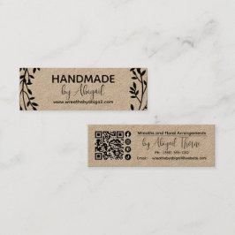 リースつる植物手製 |手作り名刺 スキニー名刺