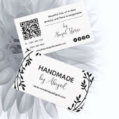 リースつる植物手製 |手作り名刺 名刺