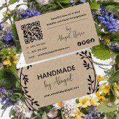 リースつる植物手製 |手作り名刺 名刺