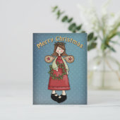 リースとのクリスマスの天使 シーズンポストカード (スタンド正面)