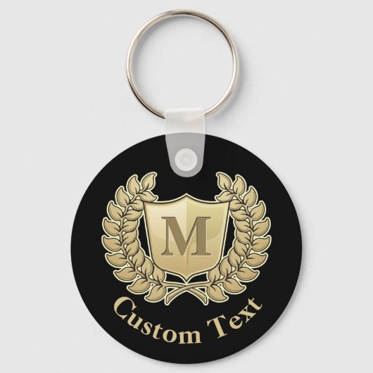 リースとシールドキーチェーン キーホルダー (正面)