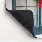 リースとジンジャーブレッドの入り口 – マーサのブドウ畑 マウスパッド (コーナー)