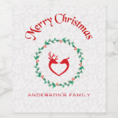 リースとデール ワインラベル (シングルラベル)