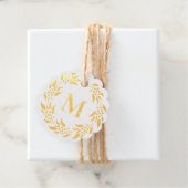 リースとベリーズモノグラムイニシャル フェイバータグ (箱)