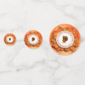 リースと紅葉 コンフェッティ (正面)