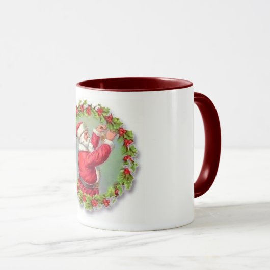 リースのサンタ マグ (正面右)