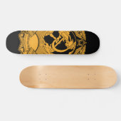 リースのヴィンテージのロシア語ソビエト連邦の紋章付き外衣 スケートボード (横)