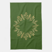 「リースの小麦」キッチンタオル キッチンタオル (縦)