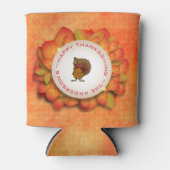 リースの紅葉&トルコ 缶クーラー (正面)