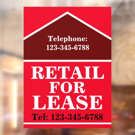 リースはっきりしたサイネージ不動産の大実在売り店 ウィンドウサイン (シート2)