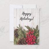 リースアンドホリーホリデーコレクション カード (正面)