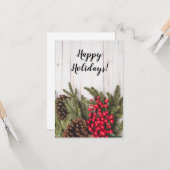 リースアンドホリーホリデーコレクション カード (正面/裏面インサイチュ)