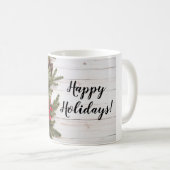 リースアンドホリーホリデーコレクション コーヒーマグカップ (正面右)