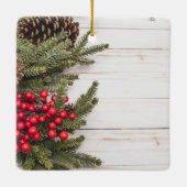 リースアンドホリーホリデーコレクション セラミックオーナメント (裏面)