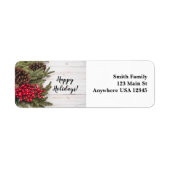 リースアンドホリーホリデーコレクション ラベル (正面)