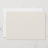 リースイニシャル卒業パーティー招待状 招待状 (裏面)