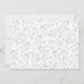 リースイニシャル – ダークファースト聖餐式 招待状 (裏面)