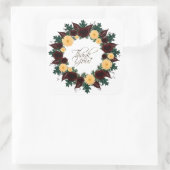 リースウエディングフラワーフローラの手配 スクエアシール (バッグ)