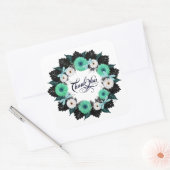 リースウエディングフラワーフローラの手配 スクエアシール (封筒)