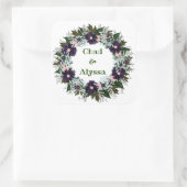 リースウエディングフラワーフローラの手配 スクエアシール (バッグ)