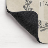 リースエレガントモノグラム |ベージーマウスパッド マウスパッド (コーナー)