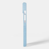 リースエレガントモノグラム |青 Case-Mate iPhoneケース (裏面 / 左)
