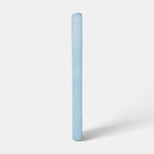 リースエレガントモノグラム |青 SAMSUNG GALAXYケース (左側面)