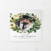 リースエロペメントフォトギャラリートリフォールド招待状 三つ折り招待状 (カバー)