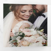 リースエロペメントフォトギャラリートリフォールド招待状 三つ折り招待状 (内部最初)