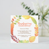 リースオモダンレンジ紅葉感謝祭 招待状 (スタンド正面)