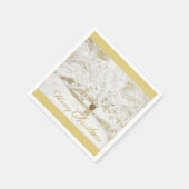 リースオンスノーツリー スタンダードカクテルナプキン (角)