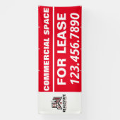 リースカスタマイズ会社ロゴの商用宇宙 横断幕 (縦)