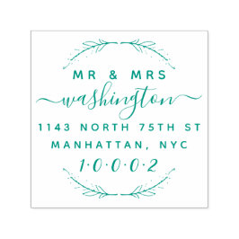 リースカスタムと台本差出人住所 セルフインキングスタンプ