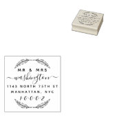 リースカスタムと台本差出人住所 ラバースタンプ (押印)