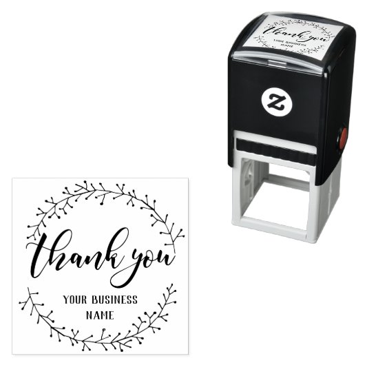 リースカスタムサンキューセルフインキングスタンプ セルフインキングスタンプ (インサイチュ)