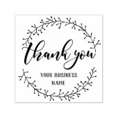 リースカスタムサンキューセルフインキングスタンプ セルフインキングスタンプ (デザイン)