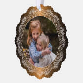 リースカスタムホワイトマンダラフェイクオンレッドカッパー オーナメントカード (左)