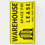 リースカスタム用商業倉庫宇宙 横断幕 (縦)