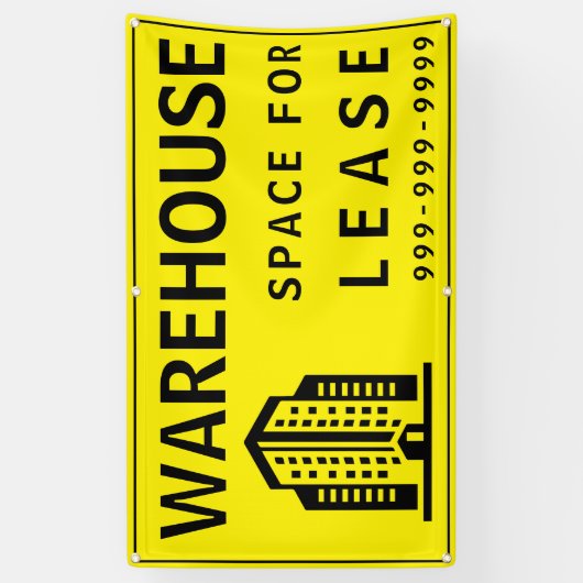 リースカスタム用商業倉庫宇宙 横断幕 (縦)