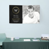 リースクラシック編集可能カラー卒業バナー 横断幕 (トレードショー)