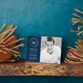 リースクラシック編集可能カラー卒業プラーク フォトプラーク (側面)