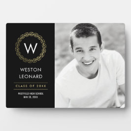 リースクラシック編集可能カラー卒業プラーク フォトプラーク