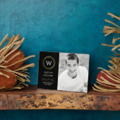 リースクラシック編集可能カラー卒業プラーク フォトプラーク (側面)