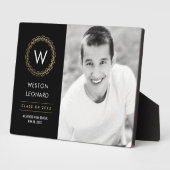 リースクラシック編集可能カラー卒業プラーク フォトプラーク (側面)