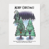 リースクリスマスポストカード ポストカード (正面)