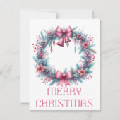 リースクリスマス シーズンカード (正面)