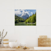 リースサーゼアルプスガルミッシュパルテンカーチェンババリア ポスター (キッチン)