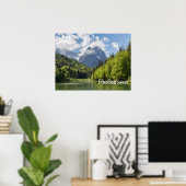 リースサーゼアルプスガルミッシュパルテンカーチェンババリア ポスター (ホームオフィス)